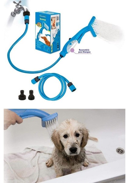 Luxury Pet Zoom Otomatik Kedi Köpek Yıkama Fırçası Tabancası Köpek Banyo Fıskıyesi Petzoom 1 Adet fırsatları