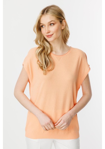 20098 Mutlu Ertan Triko Kolsuz Bluz