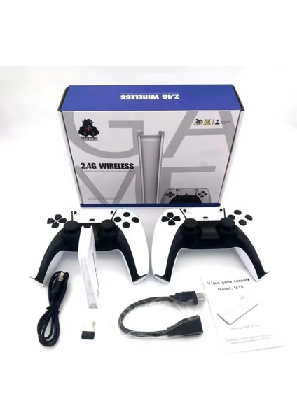 Nomtekno /4k Oyun [game] Stıck M15PRO Stık Atari Çift Konsolu 20000 Oyun Yüklü fırsatları