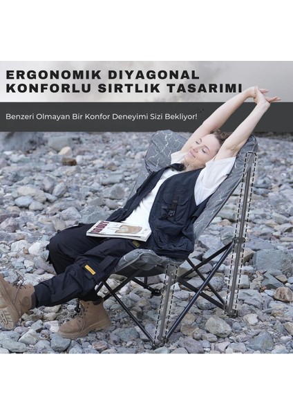 Lemon Lux Ultra Konforlu Kamp Sandalyesi V.Petra fiyatları