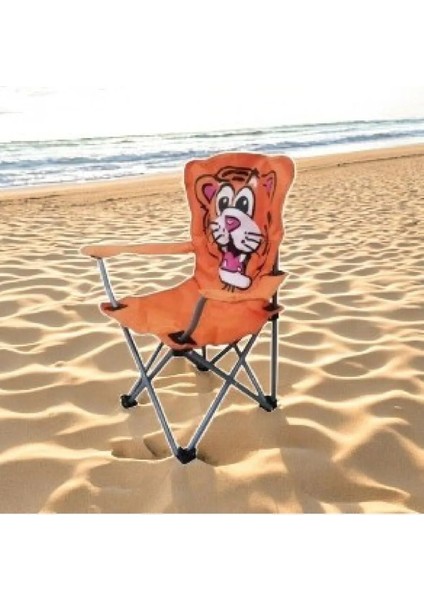 Desenli Çocuk Kamp Sandalyesi-Taşıma Çantalı fiyatları