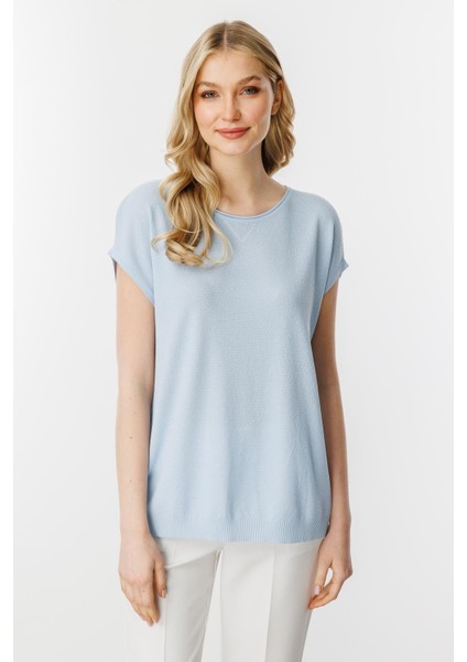 20098 Mutlu Ertan Triko Kolsuz Bluz