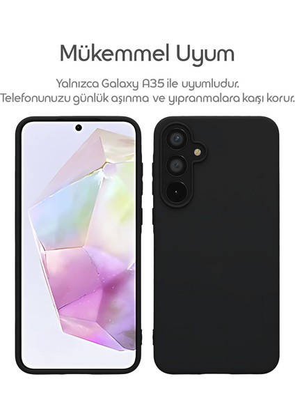 Samsung Galaxy A55 Kılıf Içi Kadife Dayanıklı Kaymaz Silikon Case Uyumlu