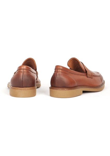 Erkek Gerçek Deri Klasik Loafer Fr 242025 Taba modelleri