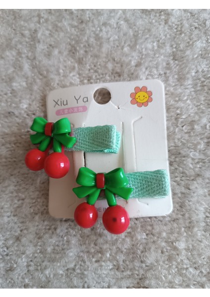 Kiraz Firgürlü Çiftli Çocuk Minik Pens Toka(3,5 Cm) fiyatları