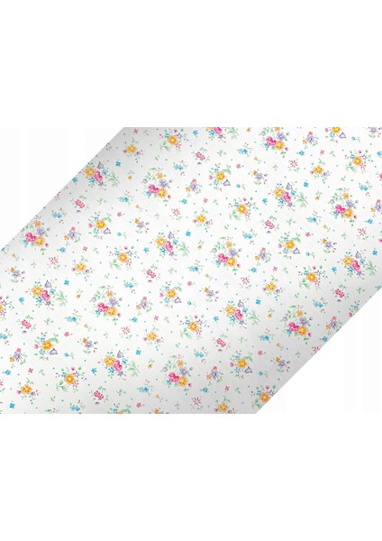 276-0193 Minik Çiçekli Dekoratif Kendinden Yapışkanlı Folyo ( 45 cm x 2 mt )