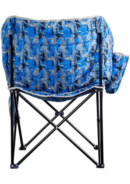 Balcony Comfort Katlanabilir Kamp Sandalyesi Mavi Kamuflaj modelleri