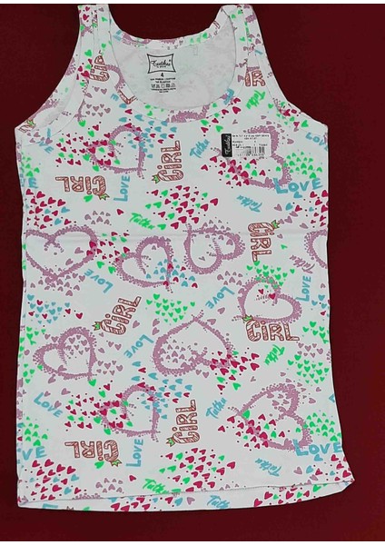 Kız Çocuk Geniş Askılı Atlet Renkli 2'li Paket (8 Yaş) fiyatları