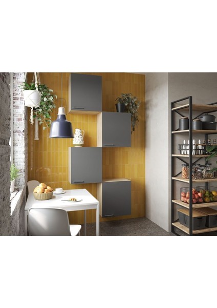 Leyli 50 cm 4 Modül Demonte Raflı Banyo Dolabı Mdf fiyatları