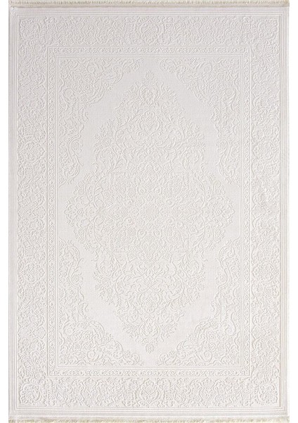 London 9009 Beyaz Koridor Halısı Mutfak Halısı Salon Halısı