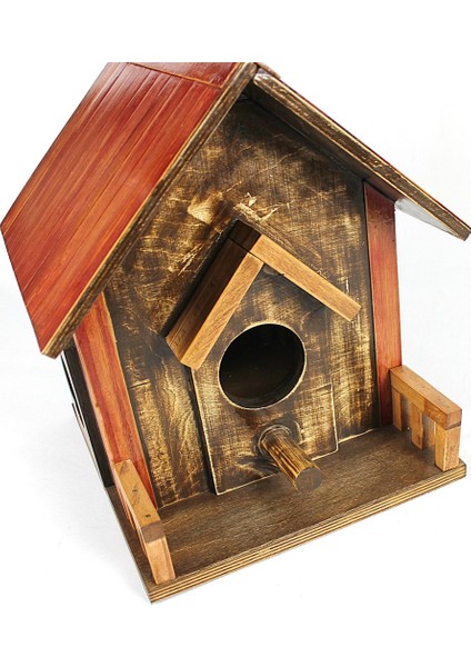 Ahşap Kuş Evi 27X30X34 Cm. modelleri