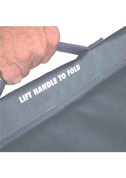 Firepit Amortisörlü Katlanır Kamp Sandalyesi Gri