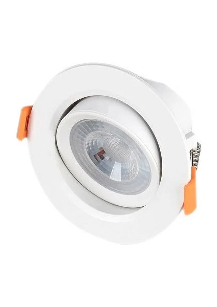 CT-5204 7W Akik LED Spot Lamba Gömme Tavan Şık Tavan Aydınlatma 6400K Beyaz Işık