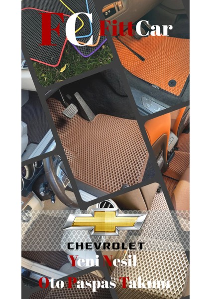 Fittcar Chevrolet Captiva 2006 - 2011 1. Jenerasyon Akıllı Oto Paspas Takımı Eva Mat