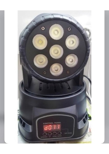 7X12 LED Robot Işık Sese Duyarlı Sahne Işık Sistemi Disko Işık Parti Robot Işık