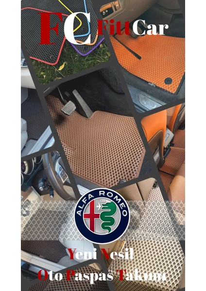 Fittcar Alfa Romeo Tonale 2022 Akıllı Oto Paspas Takımı Eva Mat