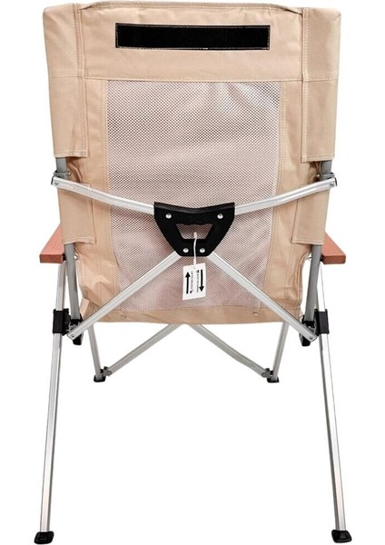 Katlanır Kamp Piknik Sandalyesi - Madfox Haven - 6 Kademeli - Bej - 547282 - Taşıma Çantalı indirimleri