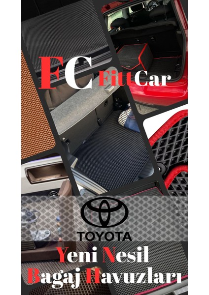 Fittcar Toyota Land Cruiser J200 2007 - 2025 (5 Parça) Bagaj Havuzu