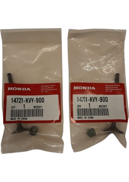 Emme Egzoz Sübap Takımı Orjinal 14721-KWY-900 Honda Spacy 110 Alpha 110 Rks Spontini 110