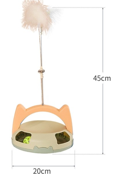 Luxury Tek Katlı Eğlenceli Kedi Oyuncağı 1 Adet