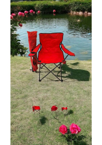 Amaç Yaşam Ikili Katlanır Kamp Sandalyesi Taşıma Çantalı Bardaklıklı Yeşil Kırmızı Mavii fiyatları