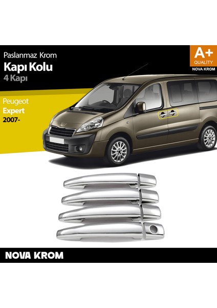 Peugeot Expert Krom Kapı Kolu 4 Kapı 2007-2016