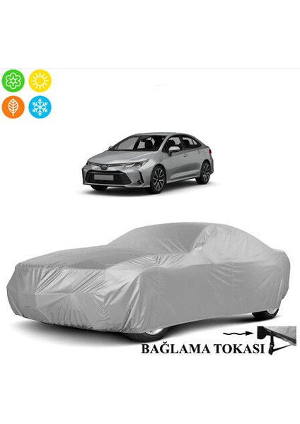 Toyota Corolla Sedan 2024 Branda Araba Brandası Oto Branda Alt Bağlantı Tokalı