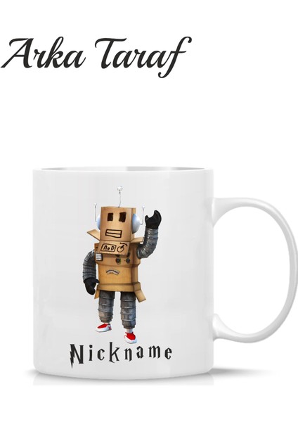 Roblox Kişiye Özel Kupa Bardak