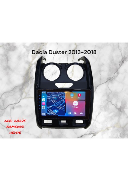 Renault Dacia Duster 2013-2018 Yıl Uyumlu Hafıza 9 Inç Android Multimedya Navigasyon Carplay