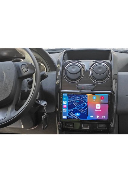 Renault Dacia Duster 2013-2018 Yıl Uyumlu Hafıza 9 Inç Android Multimedya Navigasyon Carplay fiyatları