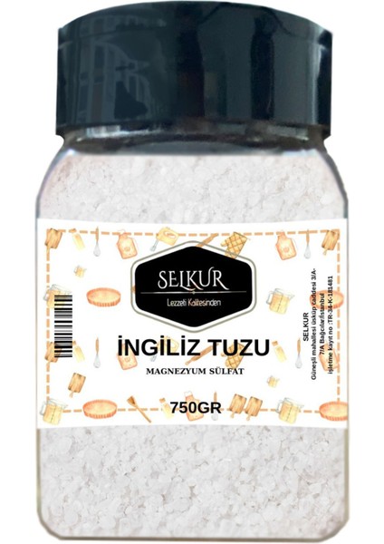 Ingiliz Tuzu 750GR(MAGNEZYUM Sülfat, Epsom)