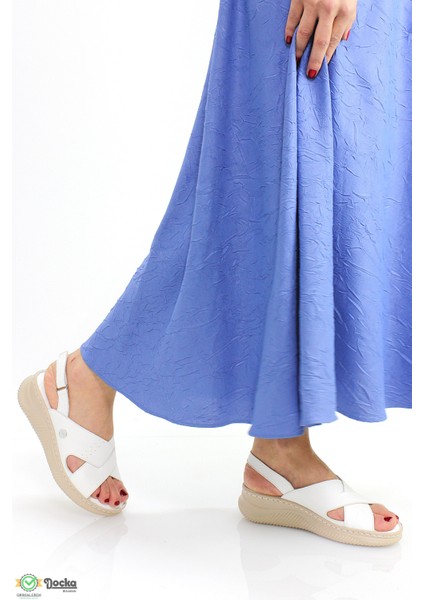 Kadın Deri Ortopedik Günlük Sandalet M26Y2855 fiyatları