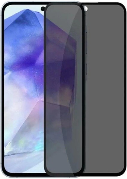 Samsung Galaxy A35- Uyumlu Privacy Hayalet -Gizli- Temperli Cam Ekran Koruyucu - Anti Static Esd Hd