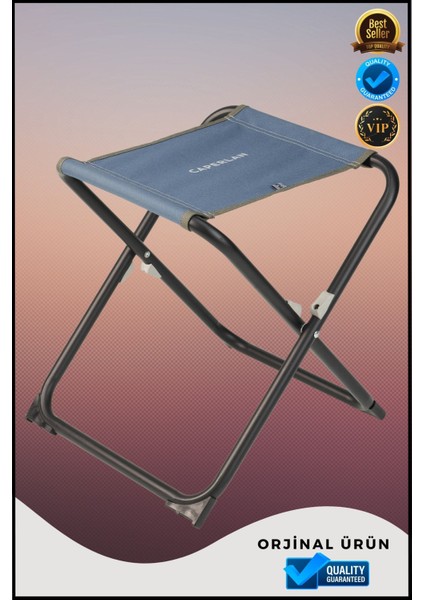 2 Adet Katlanabilir Kamp Taburesi Karavan Taburesi Piknik Taburesi