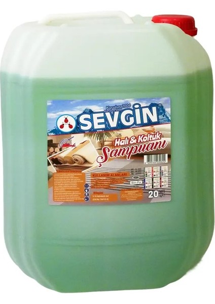 Halı Şampuanı Sevgin 20 kg