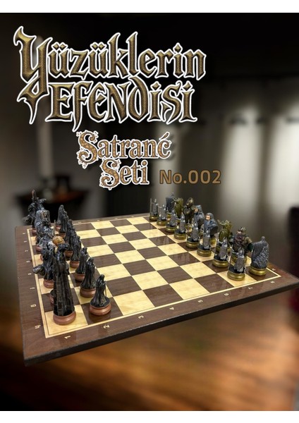 Yüzüklerin Efendisi Satranç Seti Platformsuz NO.002