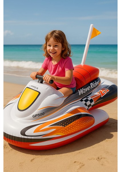 Çocuklar Için Şişme Deniz Botu Jet Ski Görünümlü – 117X77 cm | Max 40 kg | Deniz ve Havuz Oyuncağı