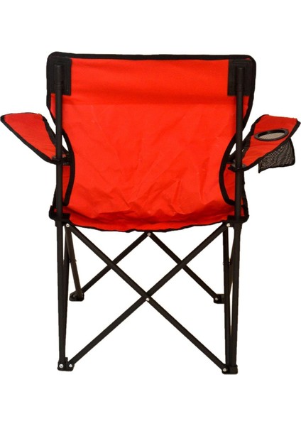 Kamp Sandalyesi - Kırmızı 4'Lü modelleri