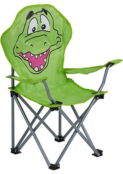 Çocuk Kamp Sandalyesi Timsah Katlanabilir 1 Adet Sandalye + Kılıf Ağırlık 1.05 Kg