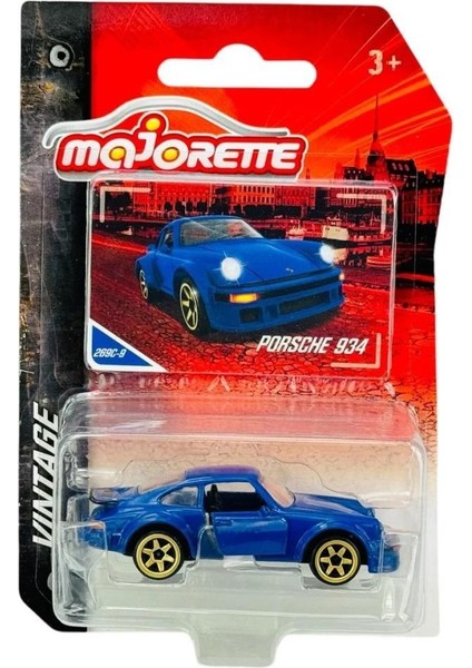 Vintage Metal Diecast Mavi Porsche 934