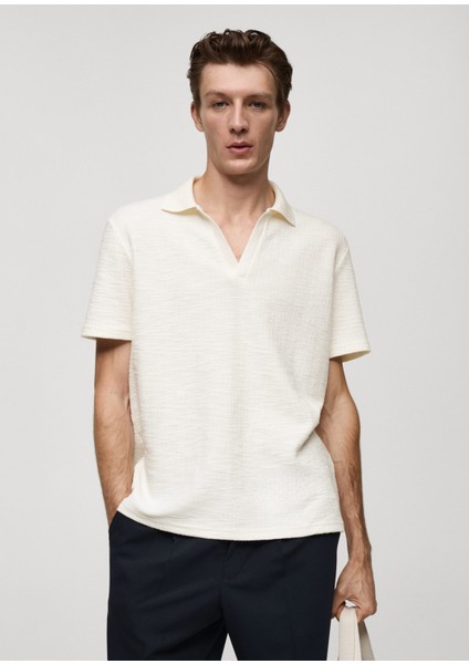Mango Polo Yaka Erkek Tişört