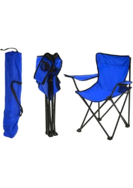 0,5 - 3 Kg Rejisör Kamp Sandalyesi Piknik Sandalyesi Katlanır Sandalye Taşıma Çantalı Sandalye-Mavi