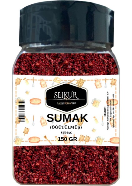Sumak 150gr(Öğütülmüş)