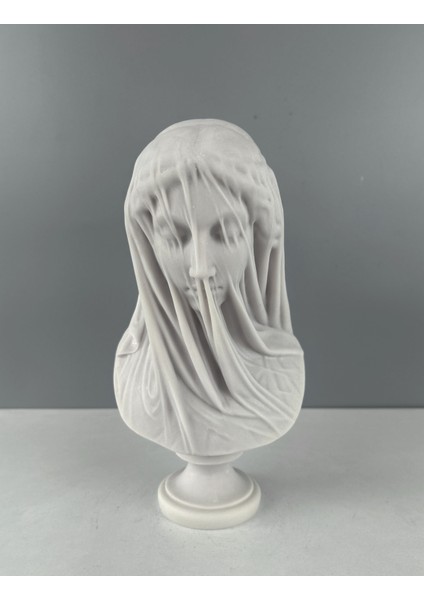 Tüllü Kadın Dekoratif Büst Beykel 25 cm x 13 cm