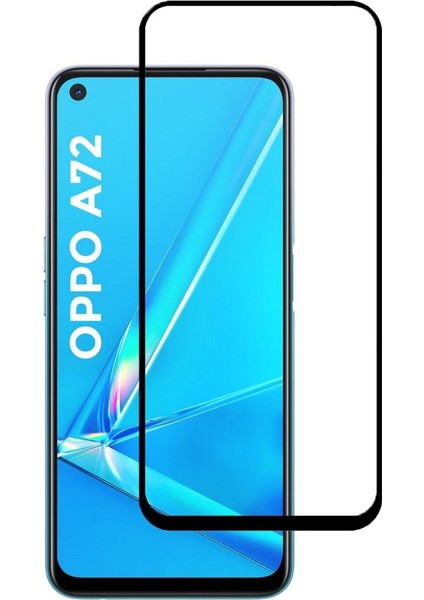 Oppo A72 Tam Kaplayan 5d Antistatik Ekran Koruyucu Cam