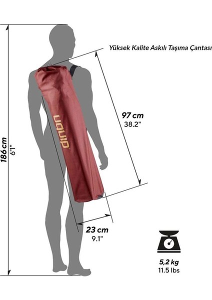 Roxy Yüksek Konforlu & Takviyeli Katlanır Kamp Sandalyesi Kırmızı Melanj