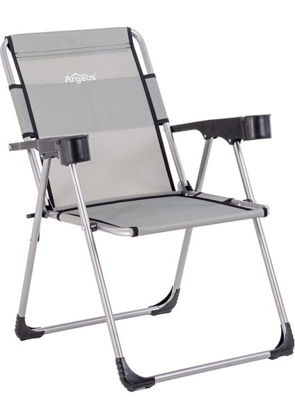 Katlanabilir Piknik Ve Kamp Sandalyesi - Bardaklıklı - Rock - Orman (A-27-R4)- 140kg Taşıma