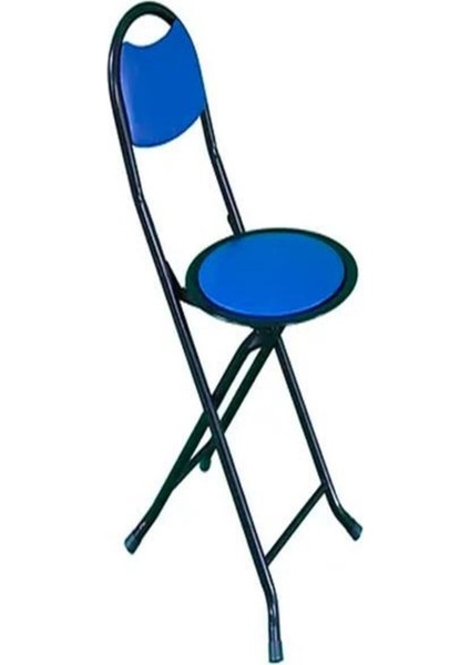 Mavi Metal Katlanır Sandalye