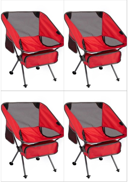 Mini Kamp Sandalyesi 4 Lü Set