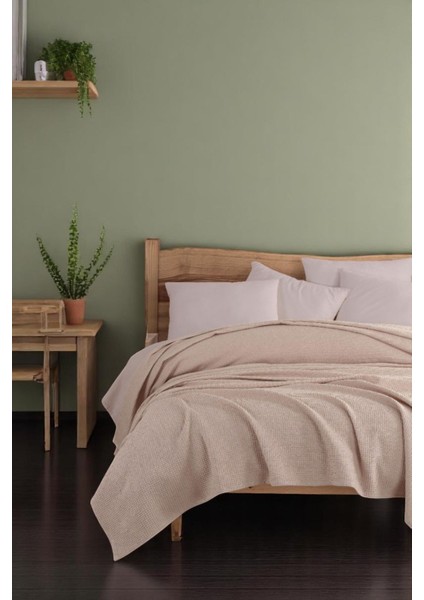Ecocel Pike Örtü Çift Kişilik 200X230CM Sincere Koyu Bej fiyatları